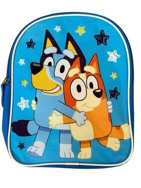 Toddler Bluey Unisex Kids Dogs Hugging Small Backpack 3+ Stars Fast Forward NWT